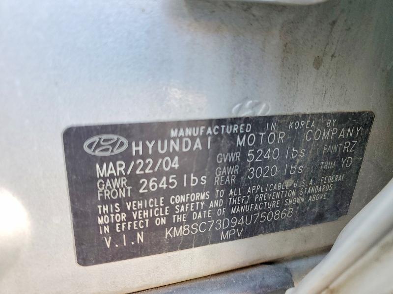 2004 Hyundai Santa fe gls
