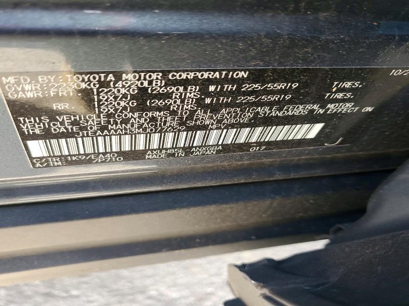 2021 Toyota Venza xle