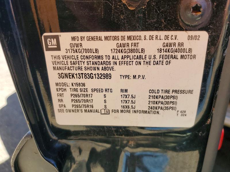 2003 Chevrolet Avalanche K1500