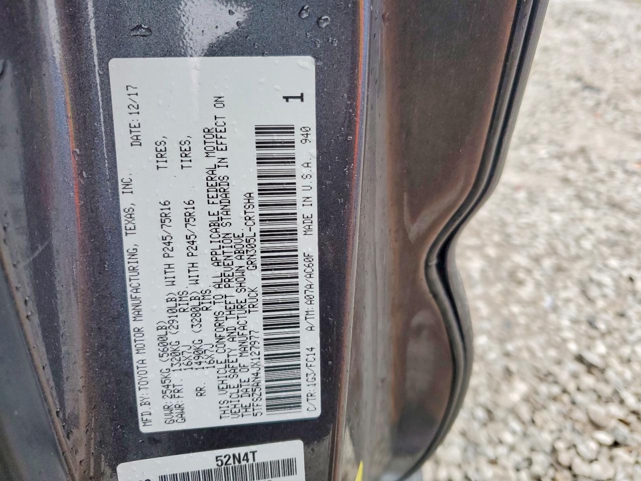 2018 Toyota Tacoma SR5 V6