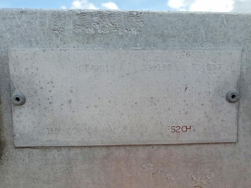 2014 Utility Fs2cha Flatbed Trailer