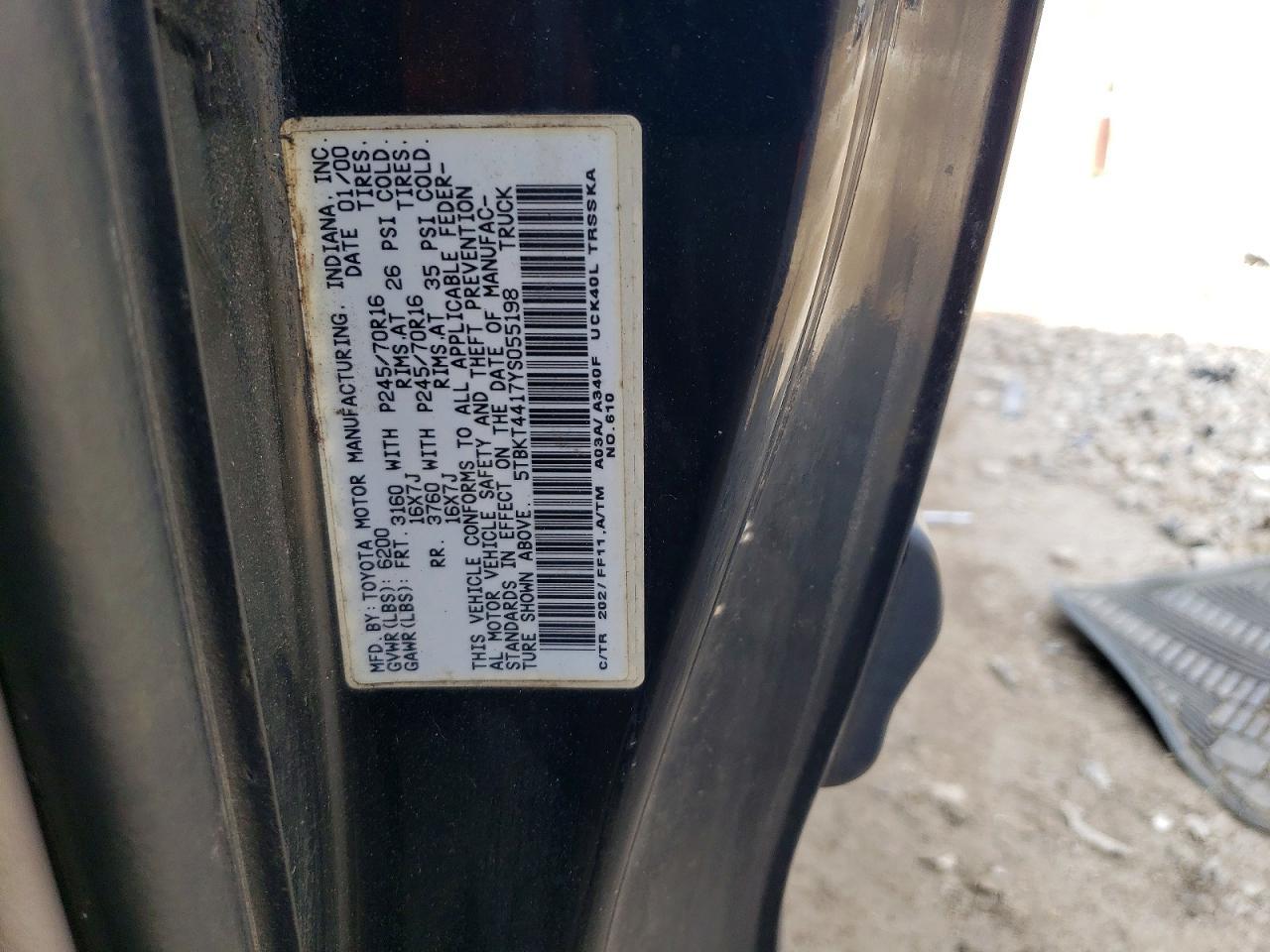 2000 Toyota Tundra SR5