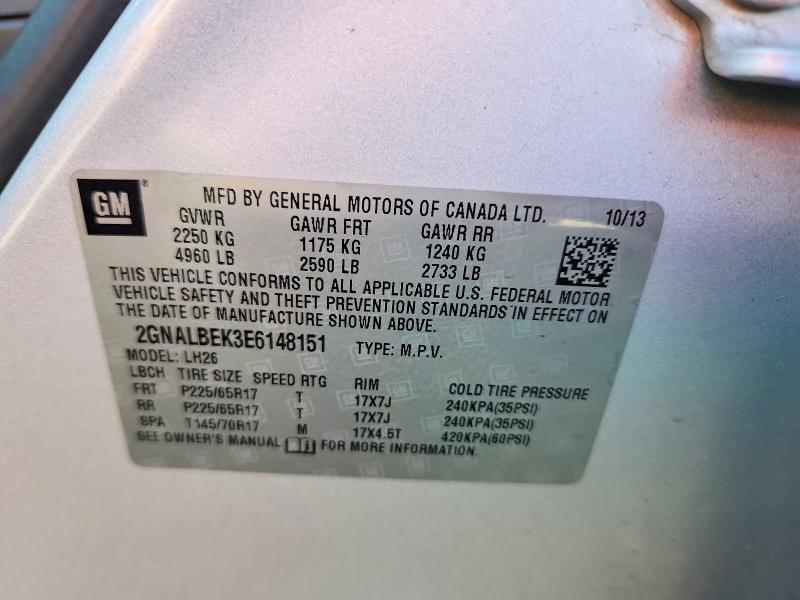 2014 Chev Equinox lt