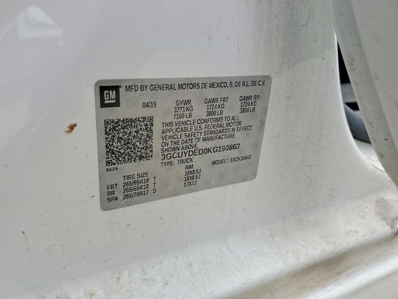 2019 Chevrolet Silverado K1500 lt