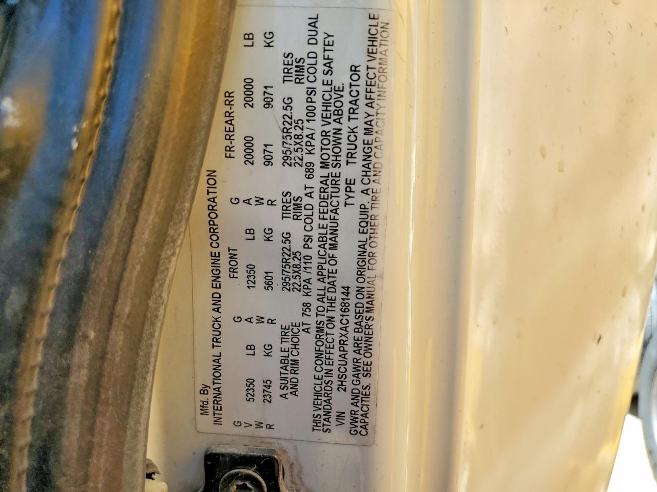 2010 International 2010 Intl Prostar