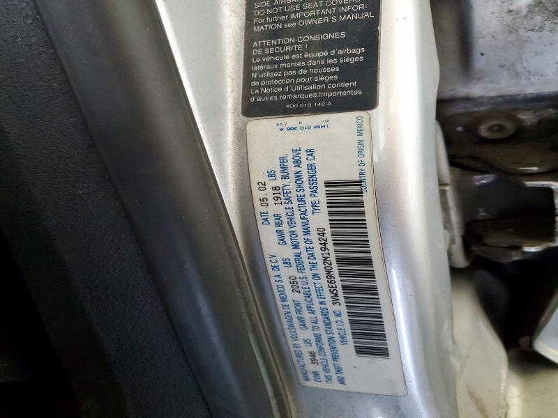 2002 Volkswagen Jetta gls