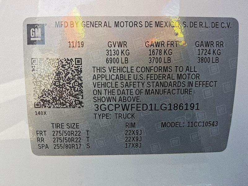 2020 Chevrolet Silverado C1500 High Country