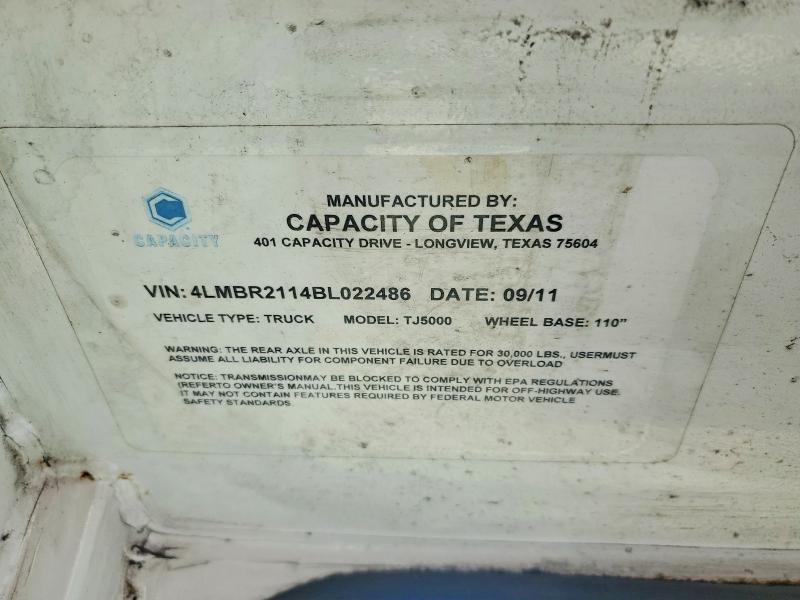 2011 Capacity Of Texas TJ5000 Yard Truck