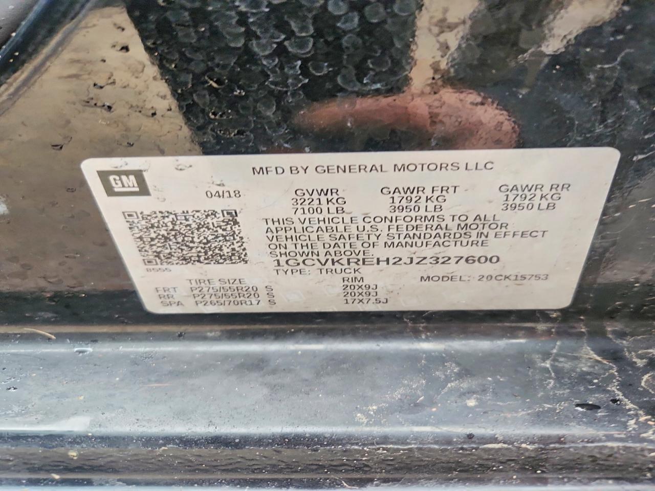 2018 Chevrolet Silverado K1500 LT