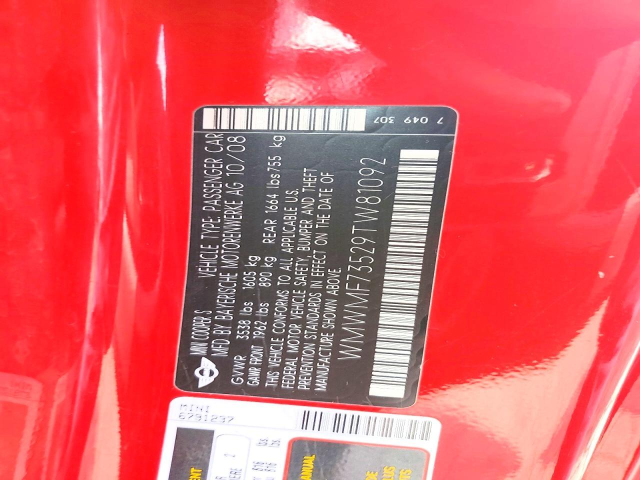2009 Mini Cooper s