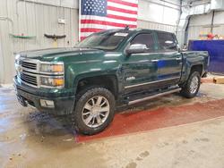 Salvage trucks for sale at Casper, WY auction: 2015 Chevrolet Silverado K1500 High Country