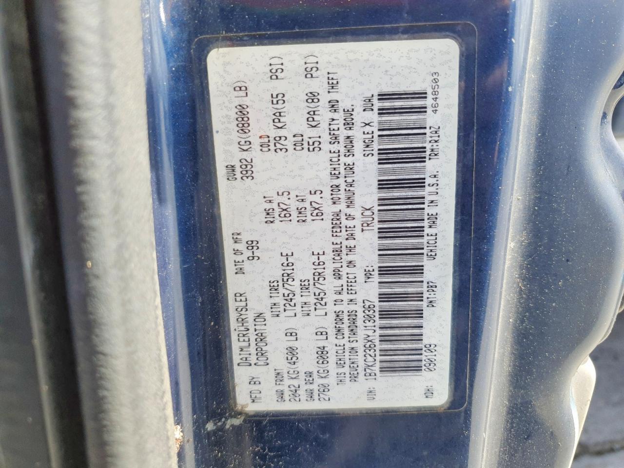 2000 Dodge Ram 2500