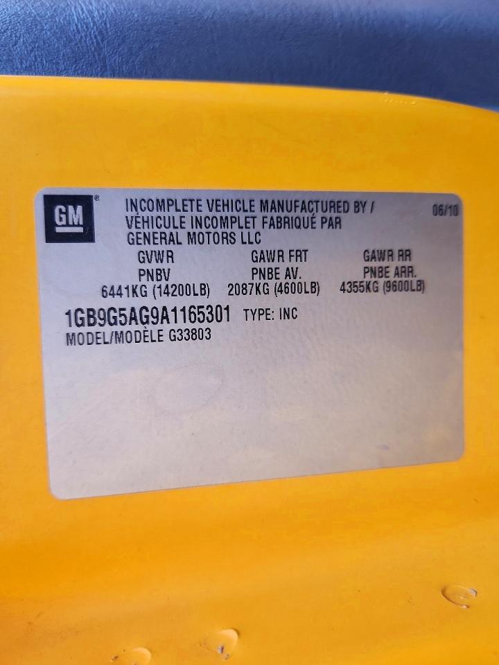 2010 Chev 2010 Thomas Minotour G4500-School Bus