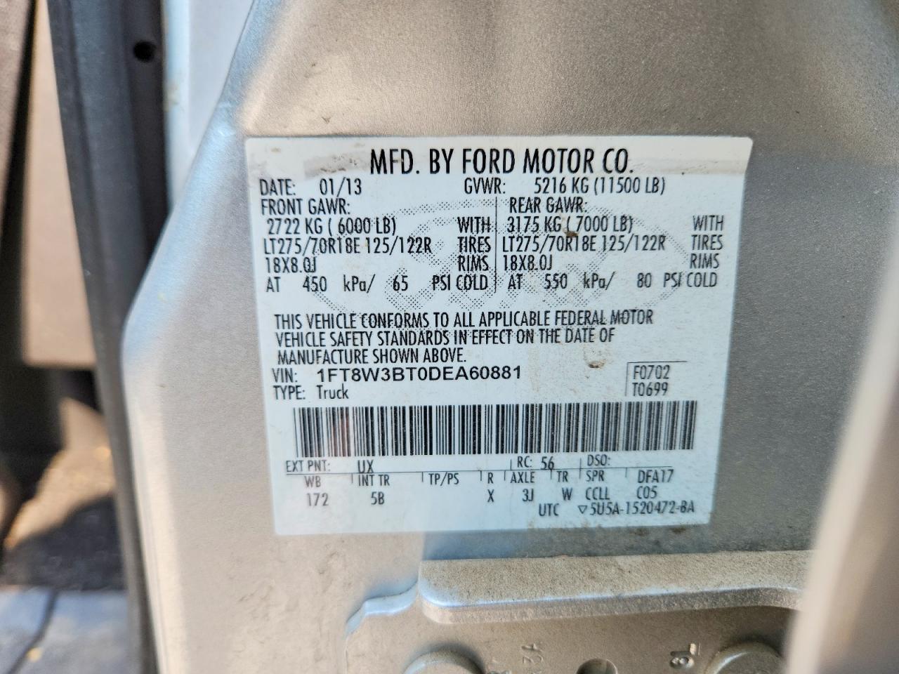 2013 Ford F350 Super Duty