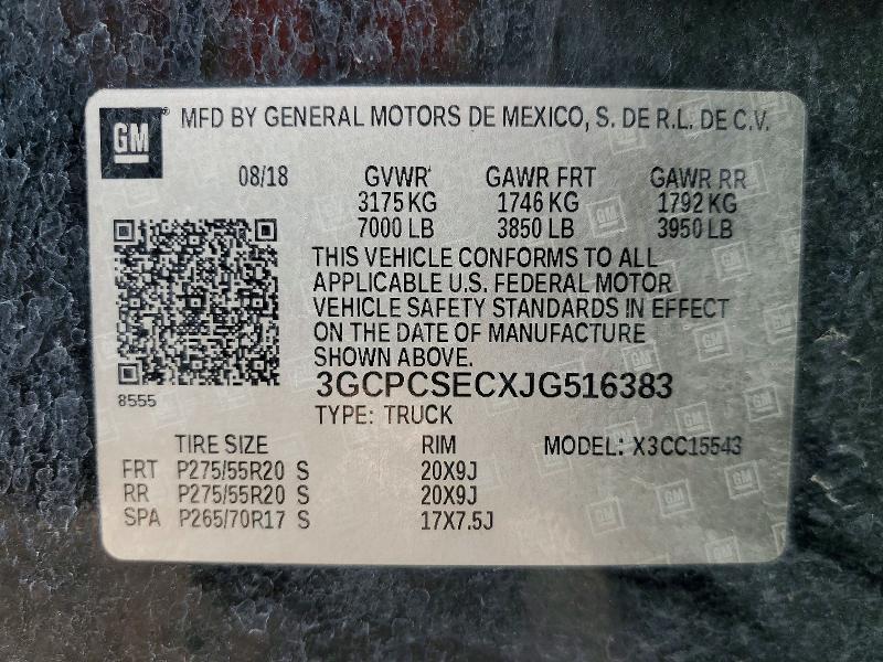 2018 Chevrolet Silverado C1500 LTZ