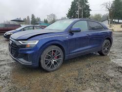 Audi salvage cars for sale: 2019 Audi Q8 Premium Plus S-line