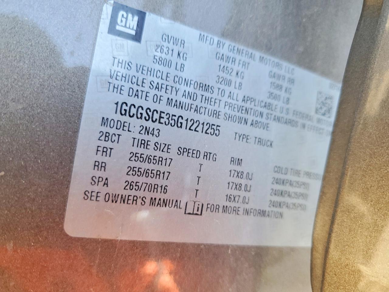 2016 Chevrolet Colorado LT