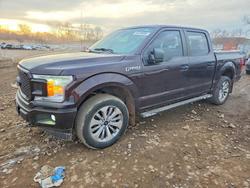 Ford salvage cars for sale: 2018 Ford F150 Supercrew
