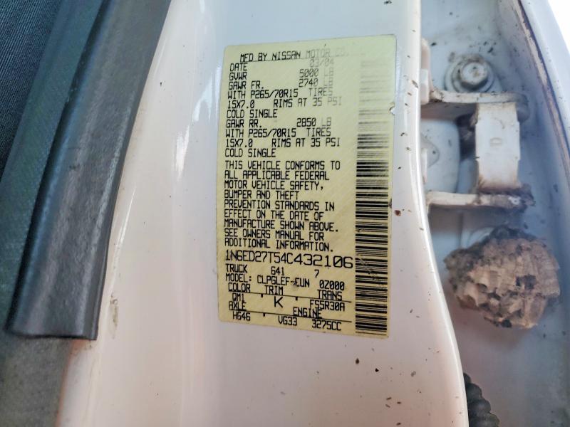 2004 Nissan Frontier XE-V6