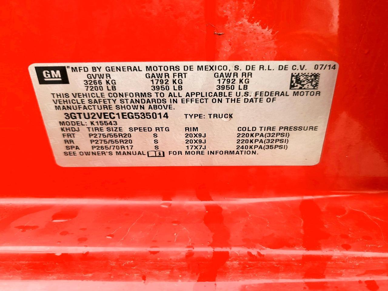 2014 GMC Sierra K1500 SLT