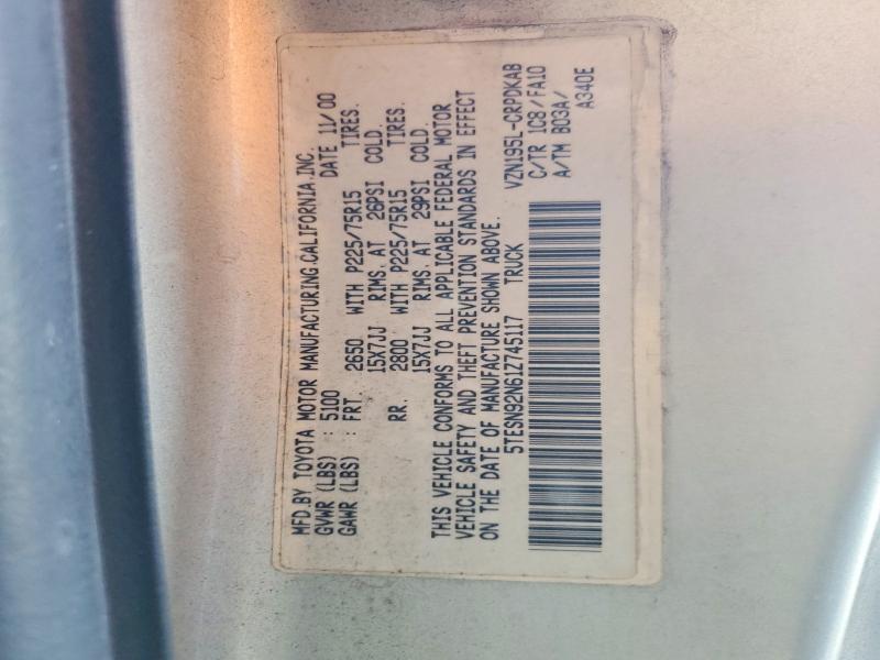 2001 Toyota Tacoma Prerunner V6