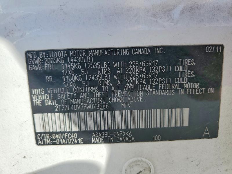 2011 Toyota Rav4 Base