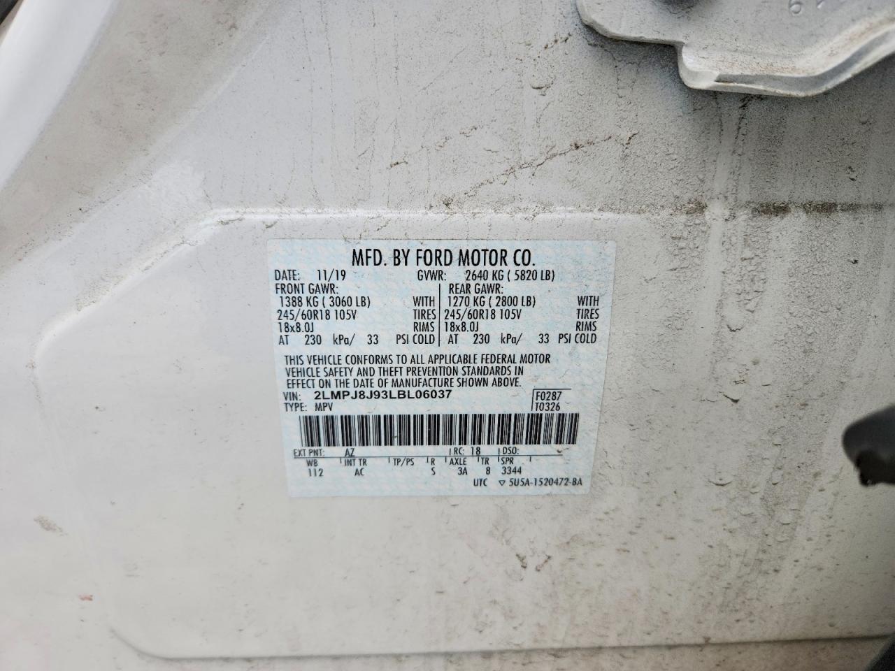 2020 Lincoln Nautilus