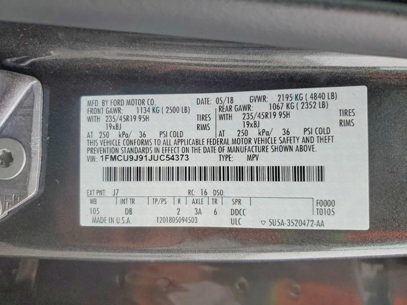 2018 Ford Escape Titanium