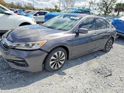 Salvage cars for sale from Copart Riverview, FL: 2017 Honda Accord Hybrid exl