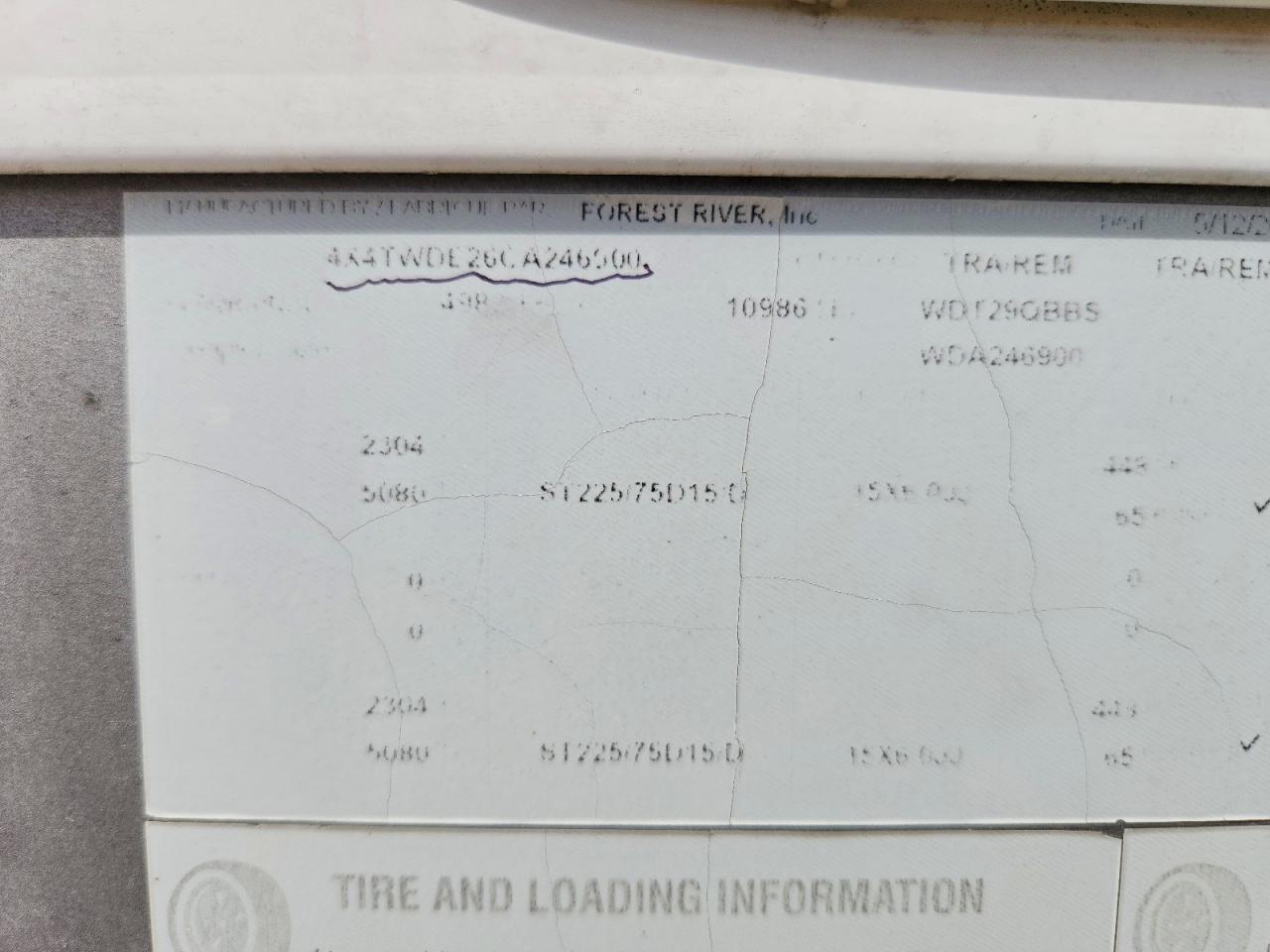 2012 Forest River Wildwood Towables