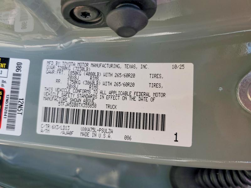 2026 Toyota Tundra Limited