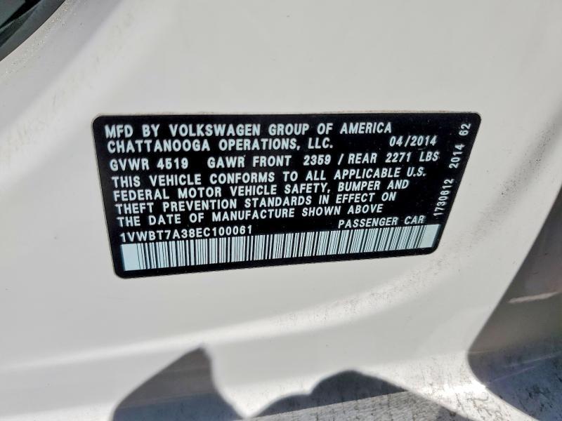 2014 Volkswagen Passat se