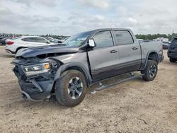 Salvage trucks for sale at Houston, TX auction: 2019 Dodge RAM 1500 Rebel
