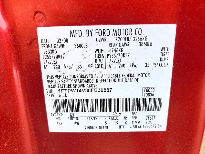 2008 Ford F-150 Super Crew-Raptor