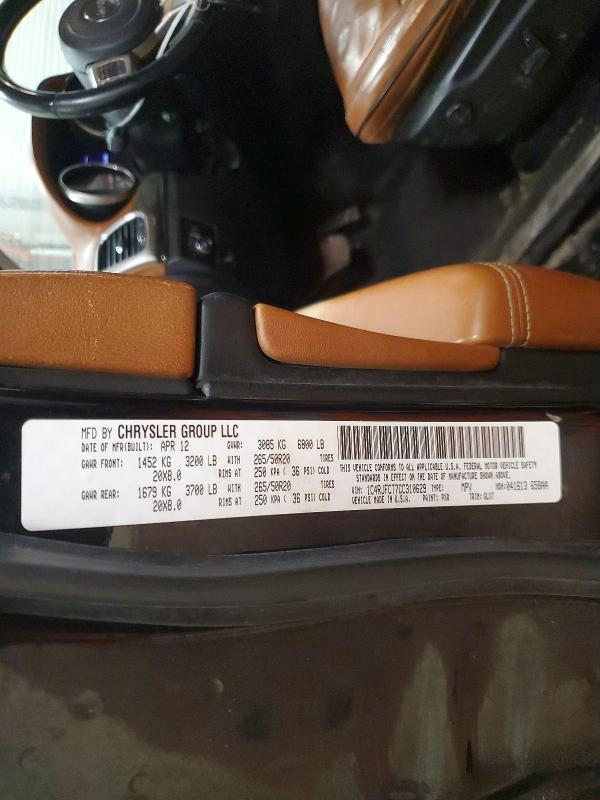 2012 Jeep Grand Cherokee Overland