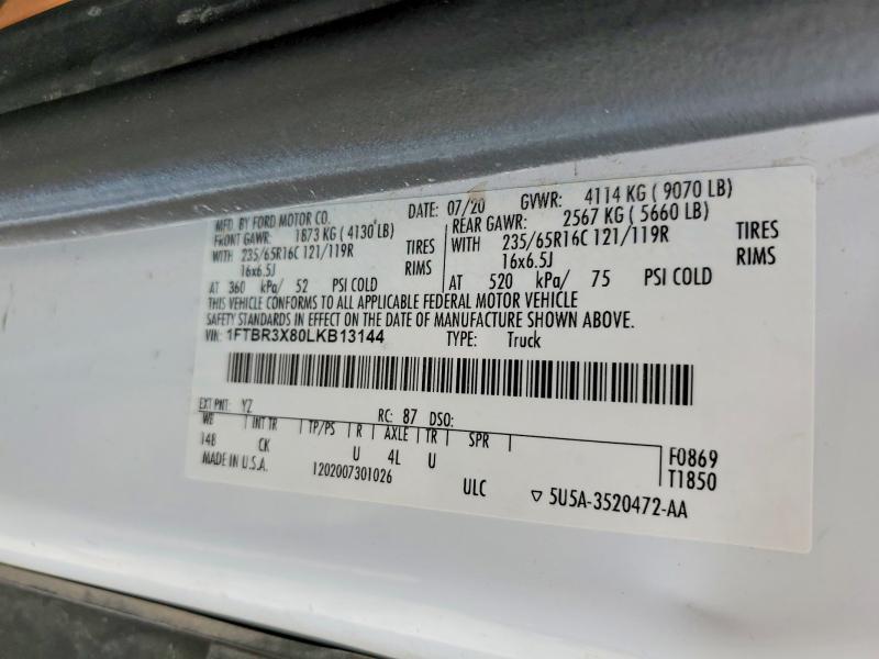 2020 Ford Transit 250 EL High Roof Delivery Van