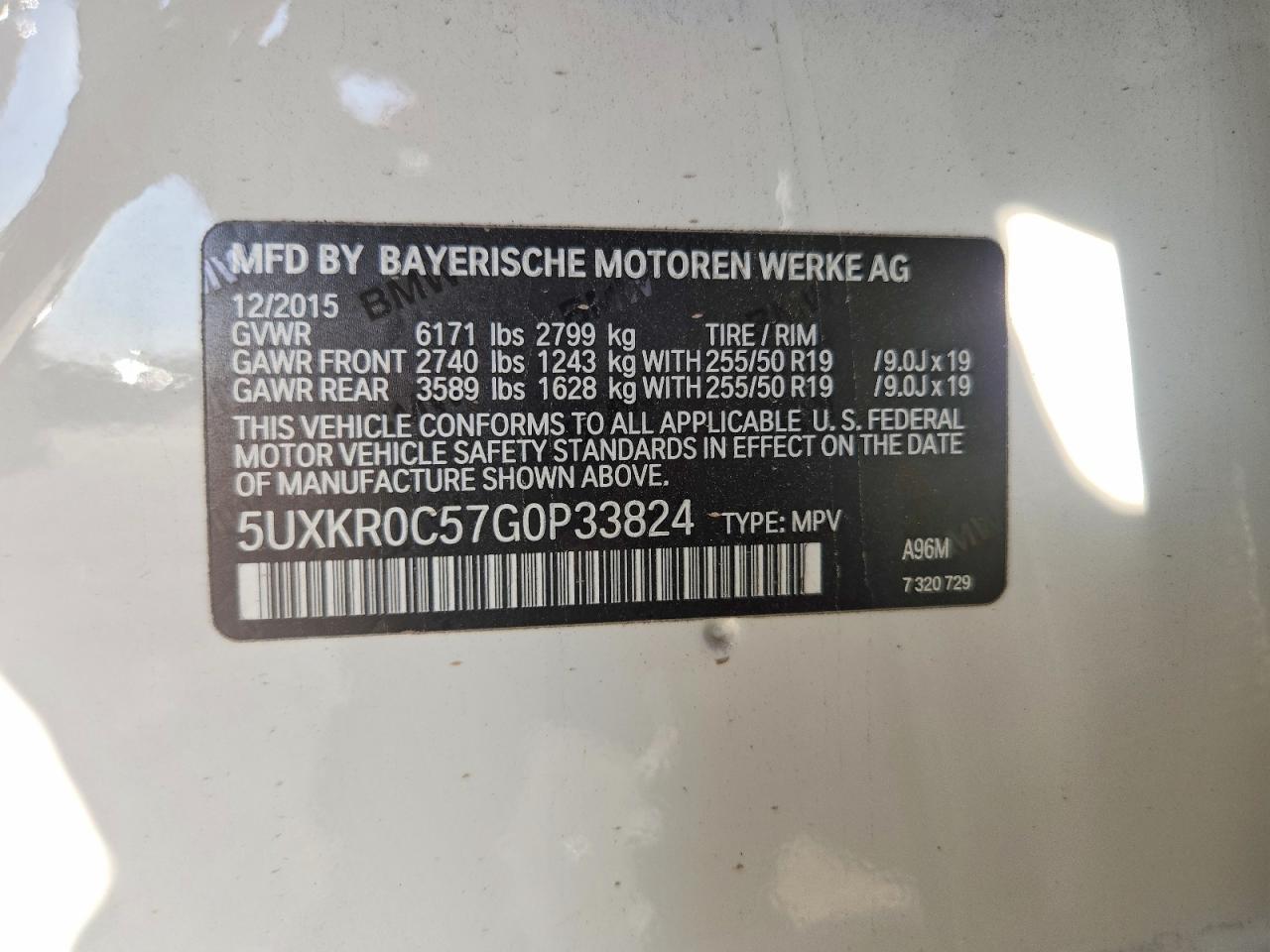 2016 BMW X5 Xdrive35i