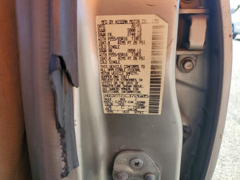 2001 Nissan Frontier XE