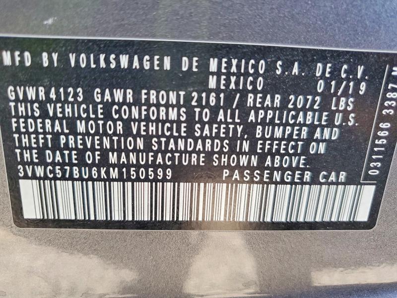 2019 Volkswagen Jetta s