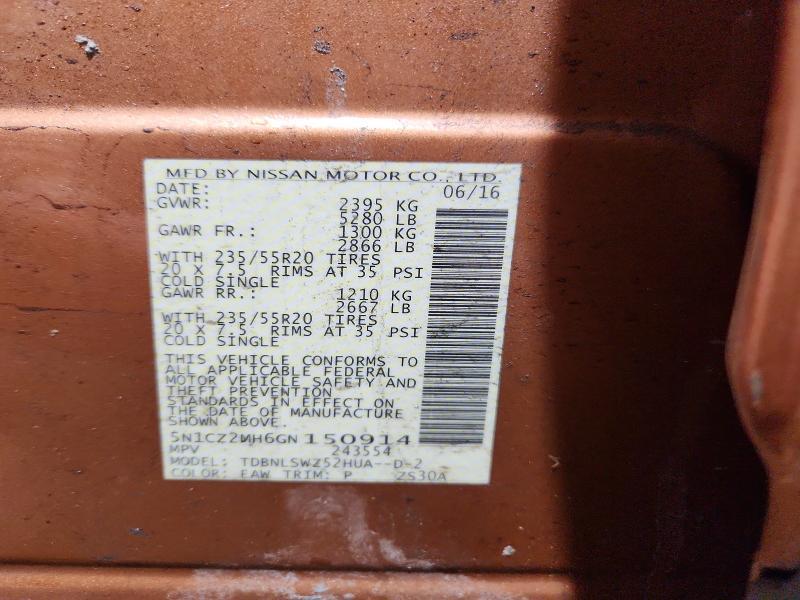 2016 Niss Murano Platinum