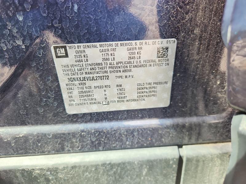2018 Chevrolet Equinox lt