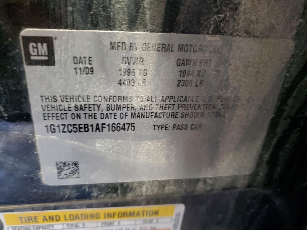 2010 Chevrolet Malibu 1LT