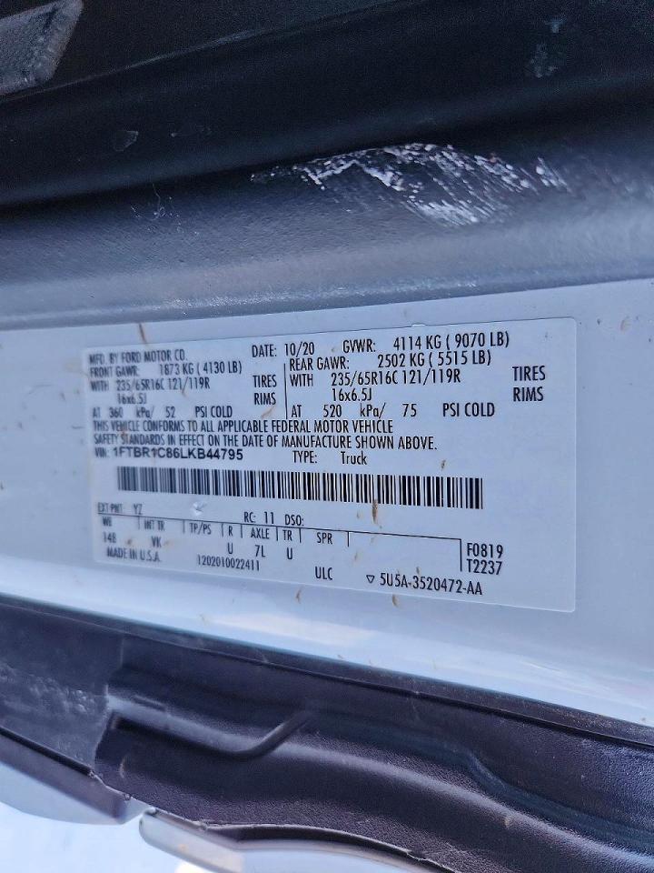 2020 Ford Transit T-250 Utility / Service Van