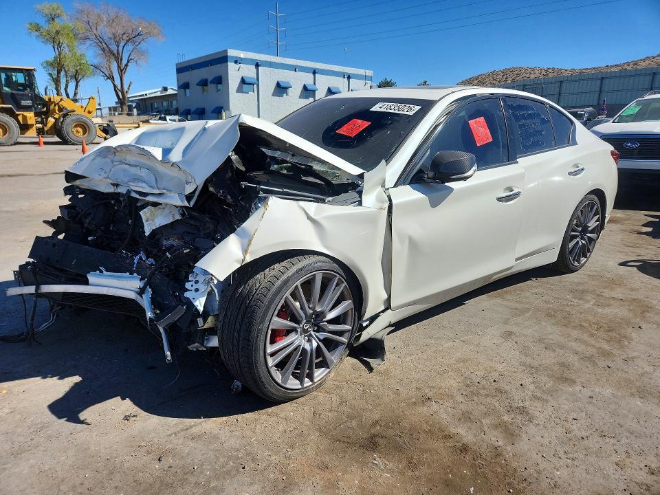 2021 Infiniti Q50 red Sport 400