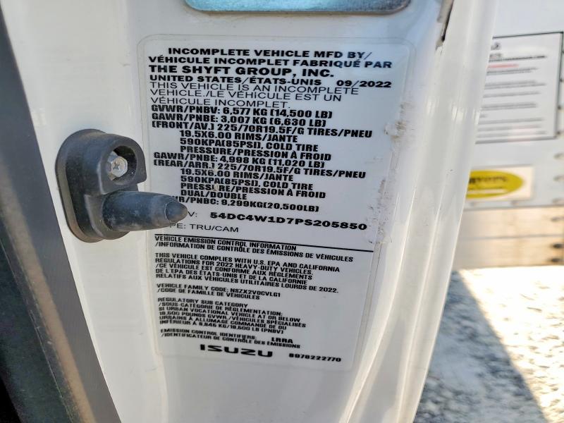 2023 Isuzu Npr hd box Truck