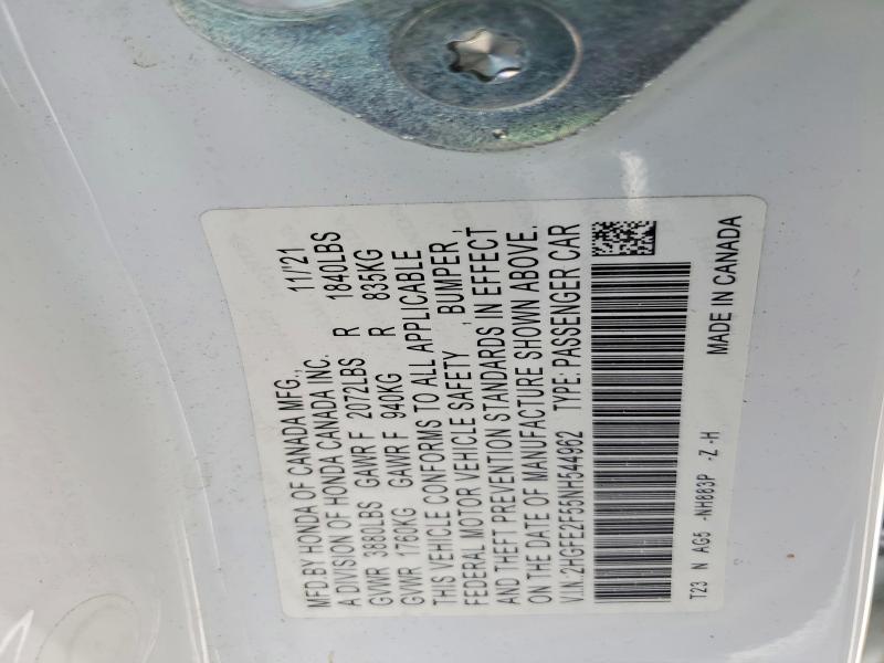 2022 Honda Civic Sport