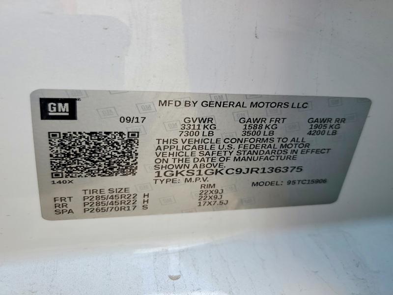 2018 GMC Yukon xl C1500 slt