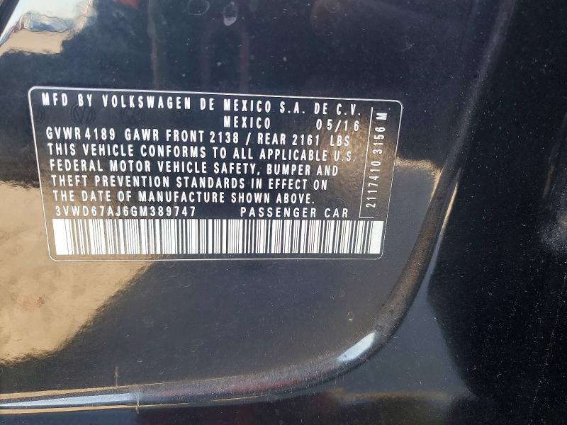2016 Volkswagen Jetta se