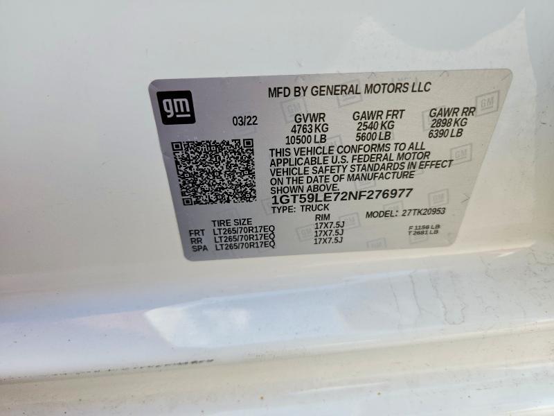 2022 GMC Sierra K2500 Heavy Duty