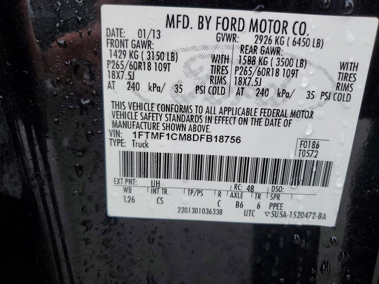 2013 Ford F150
